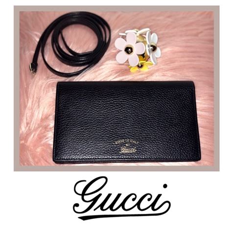 gucci swing leather wallet with strap review|original Gucci wallet.